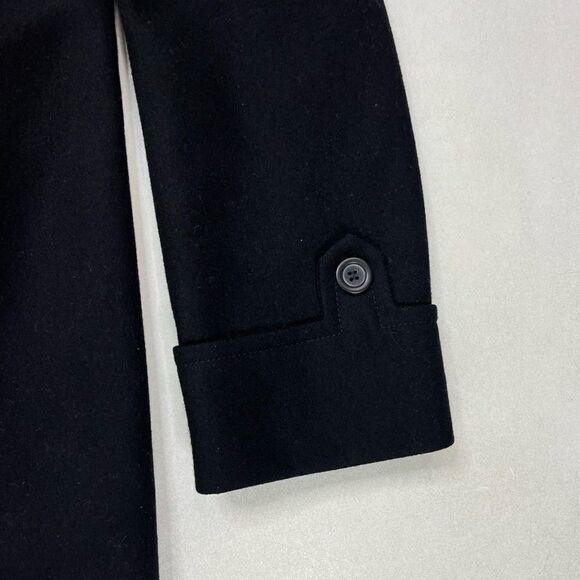 J Crew Peacoat Wool Jacket Women Size 8 Black - Picture 4 of 9
